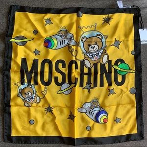 Authentic Moschino square scarf